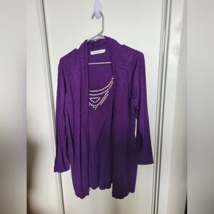 Laura Plus Purple Sweater